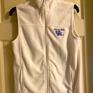 💙🤍Vintage UK Kentucky Wildcats Zip Up Vest😼